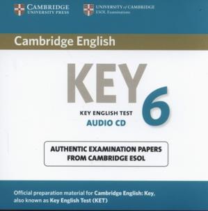 Opakowanie Cambridge English Key 6 Audio CD