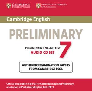Opakowanie Cambridge English Preliminary 7 Audio 2CD