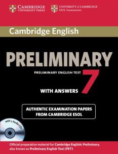 Opakowanie Cambridge English Preliminary 7 Authentic examination papers with answers + CD