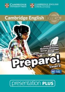 Okładka książki Cambridge English Prepare! 2 Presentation Plus