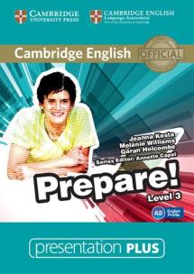 Okładka książki Cambridge English Prepare! 3 Presentation Plus DVD