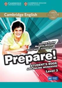 Okładka książki Cambridge English Prepare! 3 Student's Book + online workbook