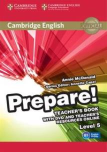Okładka książki Cambridge English Prepare! 5 Teacher's Book + DVD