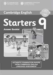 Opakowanie Cambridge English Young Learners 9 Starters Answers Booklet