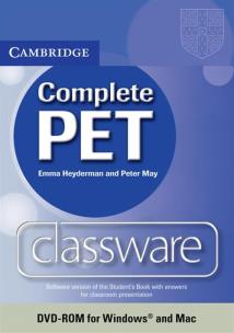 Okładka książki Complete PET Classware DVD