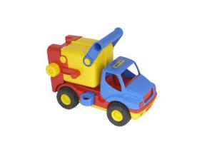 Okładka książki ConsTruck, samochód komunalny (w siatce)