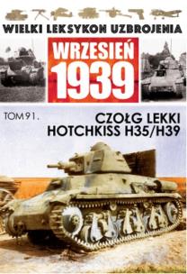 Okładka książki Czołg lekki Hotchkiss H.35/ H39
