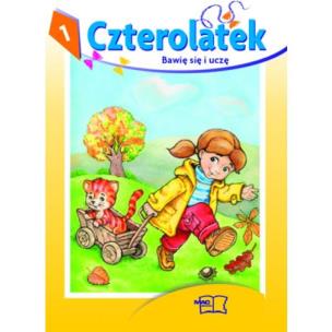 Okładka książki Czterolatek.Bawię się i uczę cz.1 podr. MAC