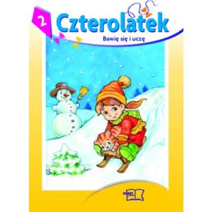 Okładka książki Czterolatek.Bawię się i uczę cz.2 podr. MAC