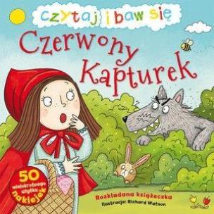 Okładka książki Czytaj i baw się Czerwony Kapturek rozkładanka