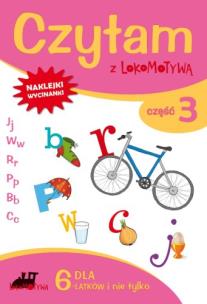 Okładka książki Czytam z Lokomotywą cz.3 J, W, R, P, B, C GWO