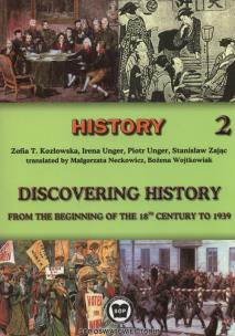 Okładka książki Discovering history from the beginning of the 18th century to 1939 Part 2