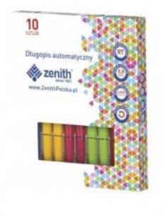 Opakowanie Długopis automat. Zenith25 Color Line (10szt)ZENIT