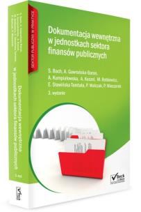 Okładka książki Dokumentacja wewnętrzna w jednostkach sektora finansów publicznych