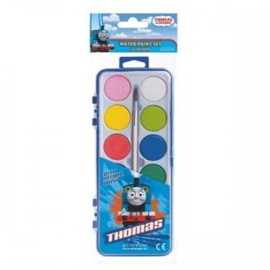 Opakowanie Farby akwarelowe 12 kolorów Tomek i przyjaciele