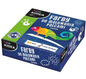Opakowanie Farby do malowania palcami 4 kolory DERFORM