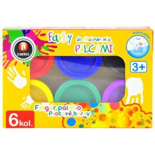 Opakowanie Farby do malowania palcami 6 kolorów