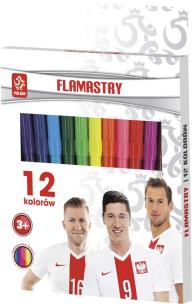 Opakowanie Flamastry 12 kolorów PZPN