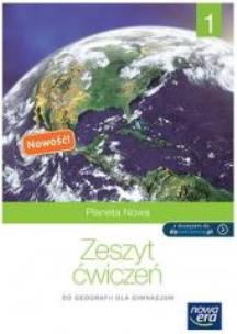 Okładka książki Geografia GIM 1 Planeta Nowa ćw (z kodem) NE