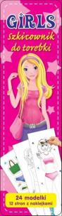 Okładka książki Girls - Szkicownik do torebki - różowy