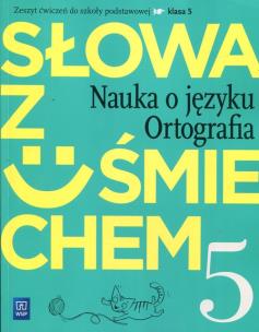 Okładka książki J.Polski SP 5 Słowa z uśmiechem nauka o jęz. ćw