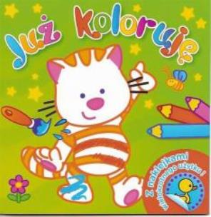 Okładka książki Już koloruję zielona