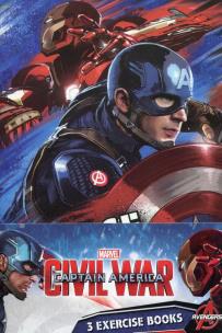 Opakowanie Kapitan Ameryka zestaw 3 zeszytów do ćwiczeń