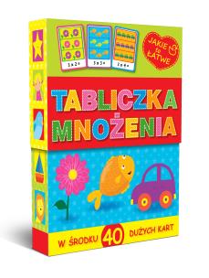 Okładka książki Karty malucha Tabliczka mnożenia