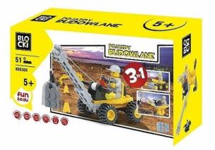 Opakowanie Klocki Blocki Pojazdy budowlane 51 elementów