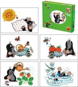 Opakowanie Klocki drewniane - Dzień Krecika 6 DINO