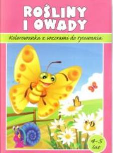 Okładka książki Kolorowanka. Rośliny i owady