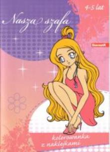 Okładka książki Kolorowanka z naklejkami - Nasza szafa