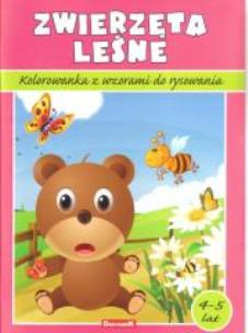 Okładka książki Kolorowanka. Zwierzęta leśne
