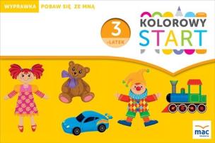 Opakowanie Kolorowy start Trzylatek Wyprawka Pobaw się ze mną w teczce