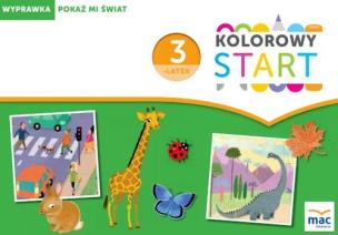 Opakowanie Kolorowy start Trzylatek Wyprawka Pokaż mi świat w teczce
