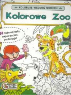 Opakowanie Koloruję wg numeru - Kolorowe Zoo