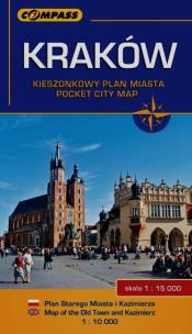 Okładka książki Kraków kieszonkowy plan miasta 1:15 000
