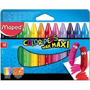 Opakowanie Kredki Colorpeps świecowe Jumbo 12 kolorów MAPED