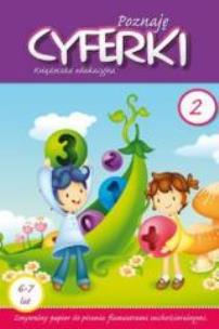 Okładka książki Książeczka edukacyjna. Poznaję cyferki 2