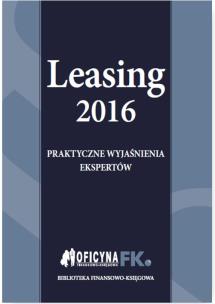 Okładka książki Leasing 2016