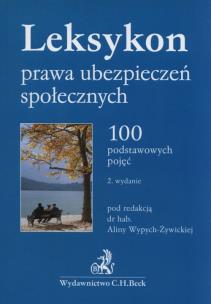 Okładka książki Leksykon prawa ubezpieczeń społecznych