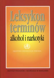 Opakowanie Leksykon terminów alkohol i narkomania