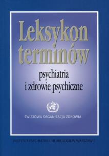 Opakowanie Leksykon terminów Psychiatria i zdrowie psychiczne