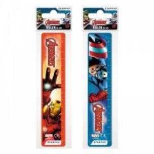 Opakowanie Linijka plastikowa 15cm Avengers