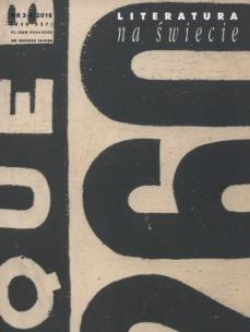 Opakowanie Literatura na świecie 3-4/2016