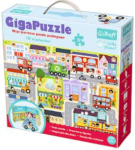 Opakowanie Little Planet - Giga puzzle W miasteczku TREFL