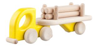 Okładka książki Mała Lorry Logs Żółta