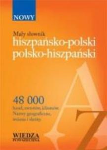 Okładka książki Mały słownik hiszpańsko-polski,polsko-hiszpański