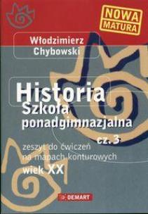 Okładka książki Mapy Kont. LO Historia ćw. cz.3 DEMART/PWN