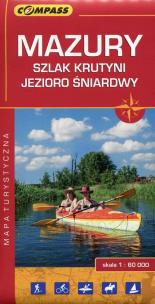 Opakowanie Mazury Szlak Krutyni Jezioro Śniardwy Mapa turystyczna 1:60 000